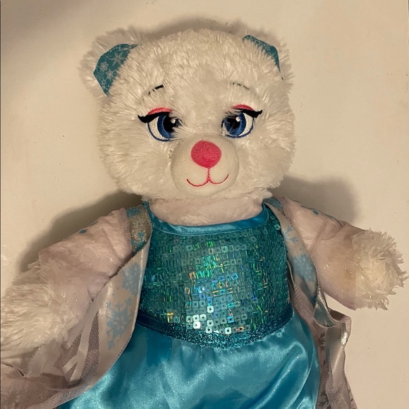 Build A Bear Frozen Elsa Bear with dress - Picture 5 of 5
